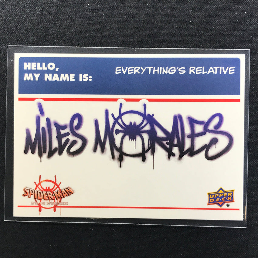 2022 Spider-man Into The Spider-verse Miles Morales Relative Stickers No 4