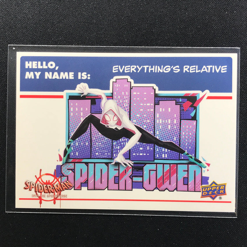 2022 Spider-man Into The Spider-verse Spider-gwen Relative Stickers No 5
