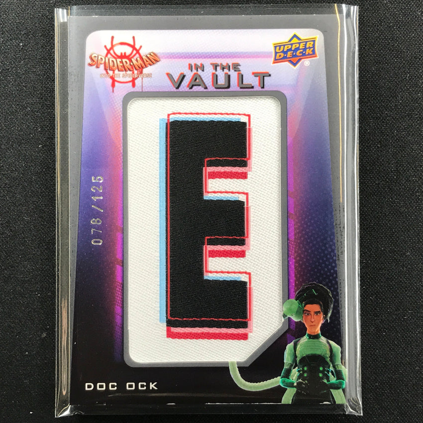 2022 Spider-man Into The Spider-verse Doc Ock In The Vault Letter E Patch 78/125