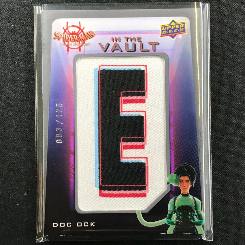 2022 Spider-man Into The Spider-verse Doc Ock In The Vault Letter E Patch 83/125