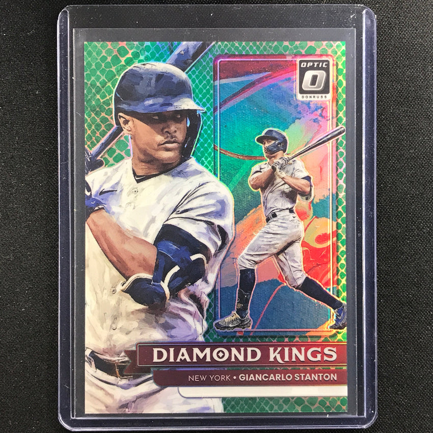 2022 Donruss Optic Giancarlo Stanton Diamond Kings Green Dragon 43/99