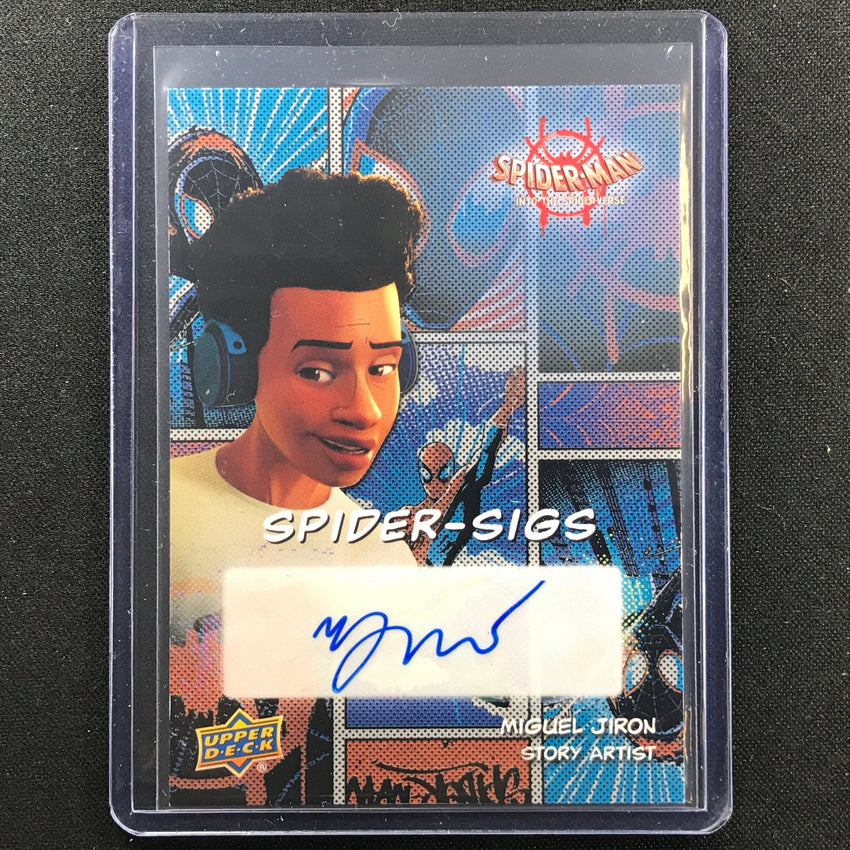 2022 Spider-man Into The Spider-verse Miguel Jiron Miles Spider-sigs Auto No Mj