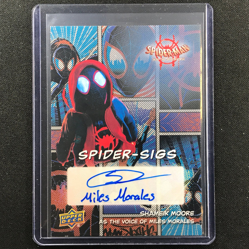 2022 Spider-man Spider-verse Shameik Moore Miles Morales Spider-sigs Auto Sp Sm2