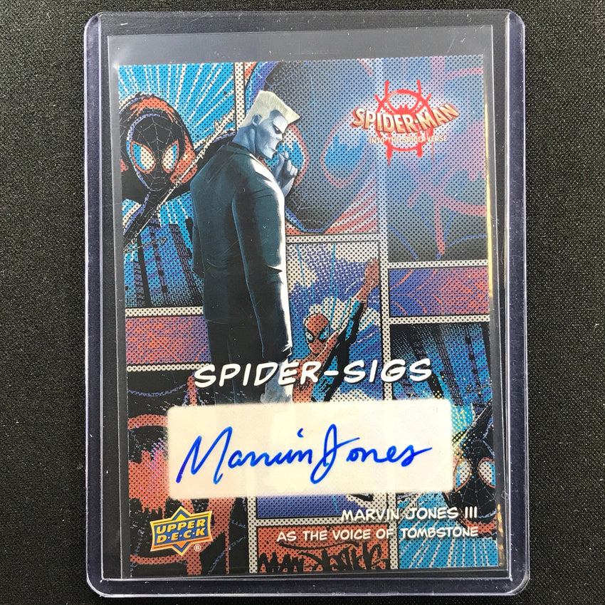 2022 Spider-man Into The Spider-verse Marvin Jones Iii Spider-sigs Auto Mjiii A