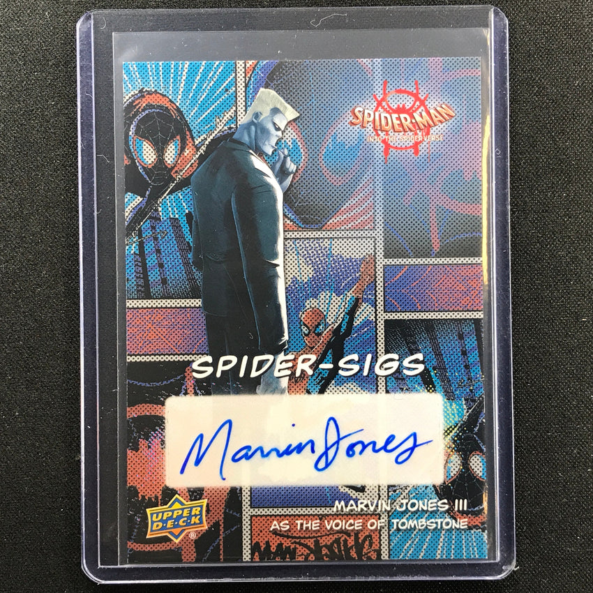 2022 Spider-man Into The Spider-verse Marvin Jones Iii Spider-sigs Auto Mjiii B
