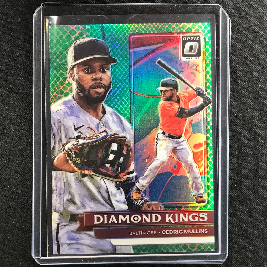 2022 Donruss Optic Cedric Mullins Diamond Kings Green Dragon 43/99
