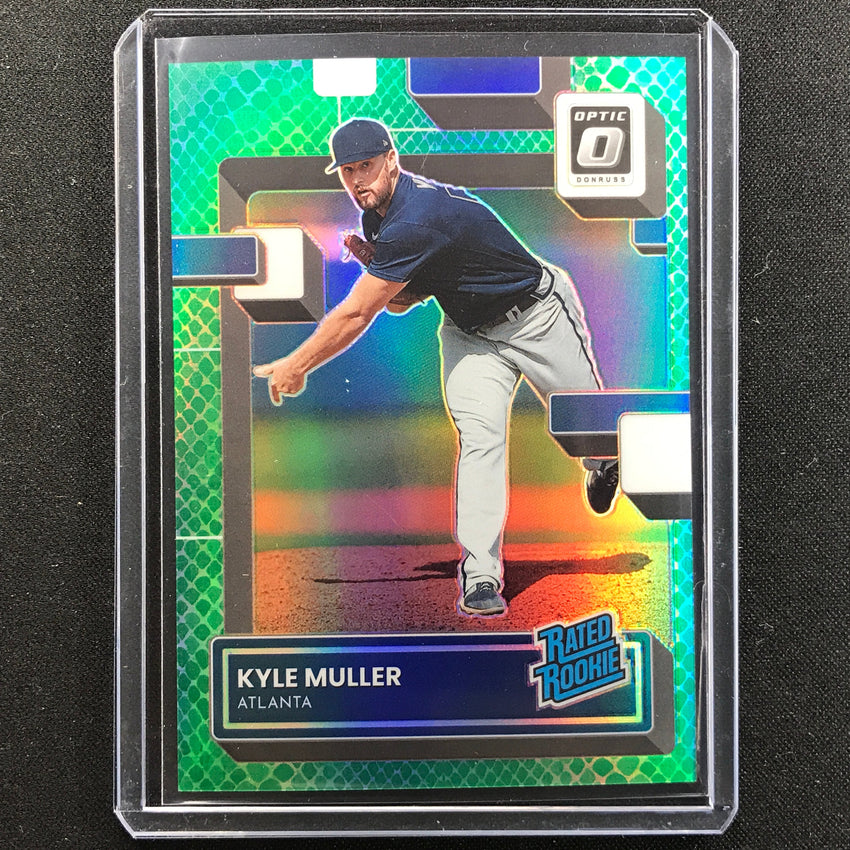 2022 Donruss Optic Kyle Muller Rated Rookie Green Dragon 93/99