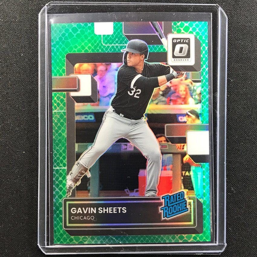 2022 Donruss Optic Gavin Sheets Rated Rookie Green Dragon 60/99