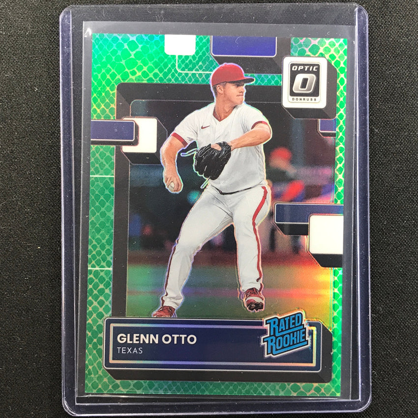 2022 Donruss Optic Glenn Otto Rated Rookie Green Dragon 60/99