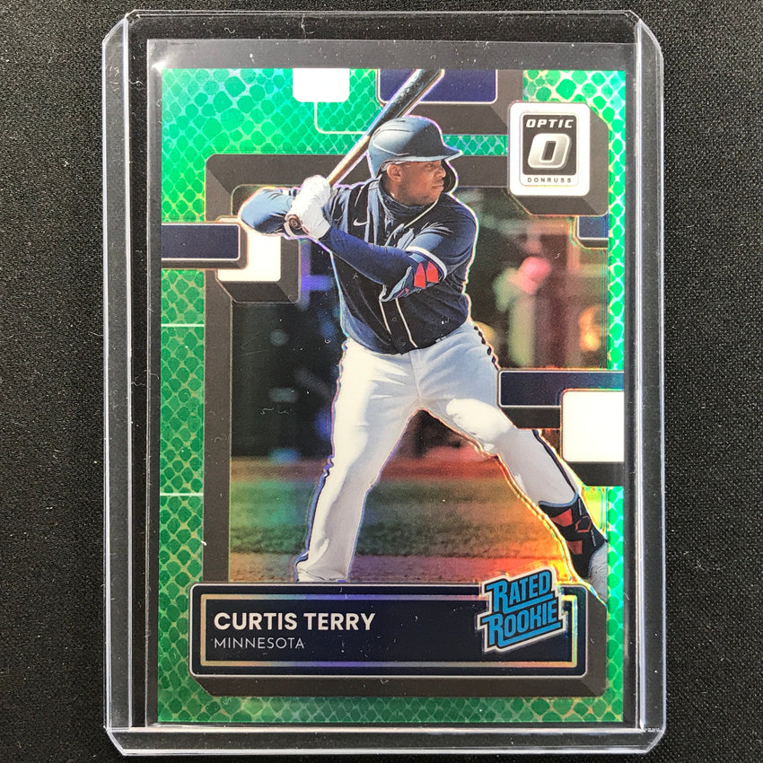 2022 Donruss Optic Curtis Terry Rated Rookie Green Dragon 19/99
