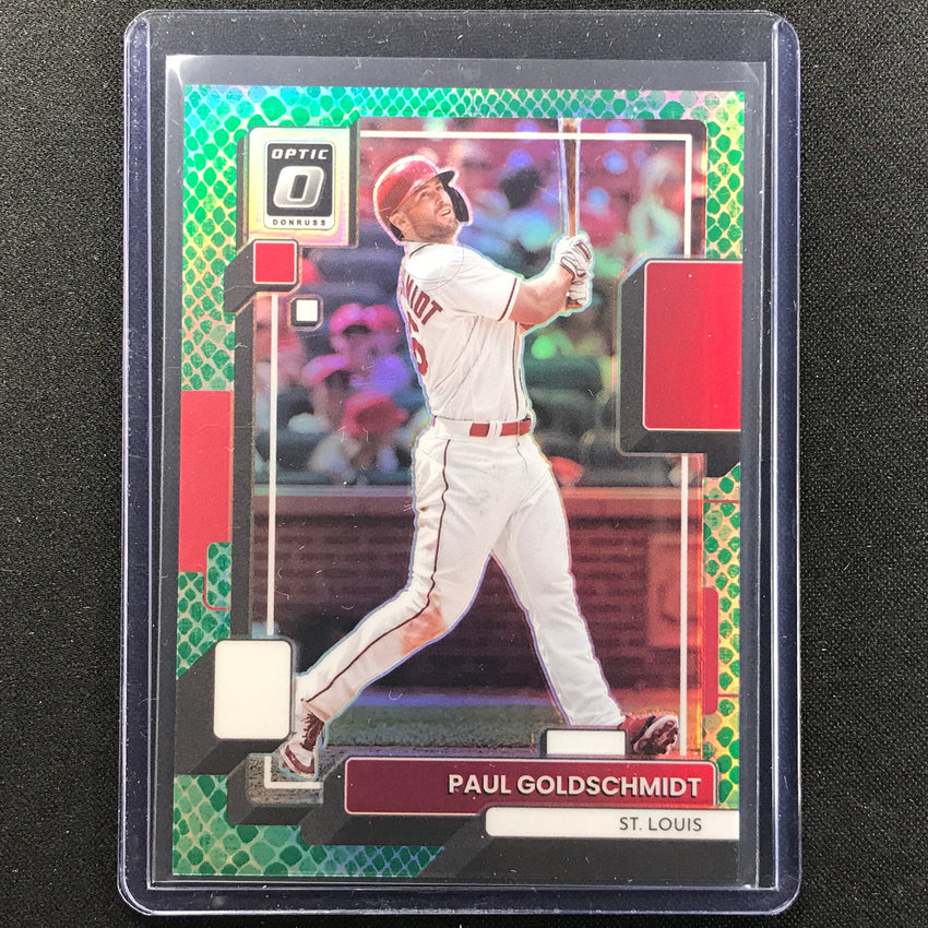 2022 Donruss Optic Paul Goldschmidt Green Dragon 13/99