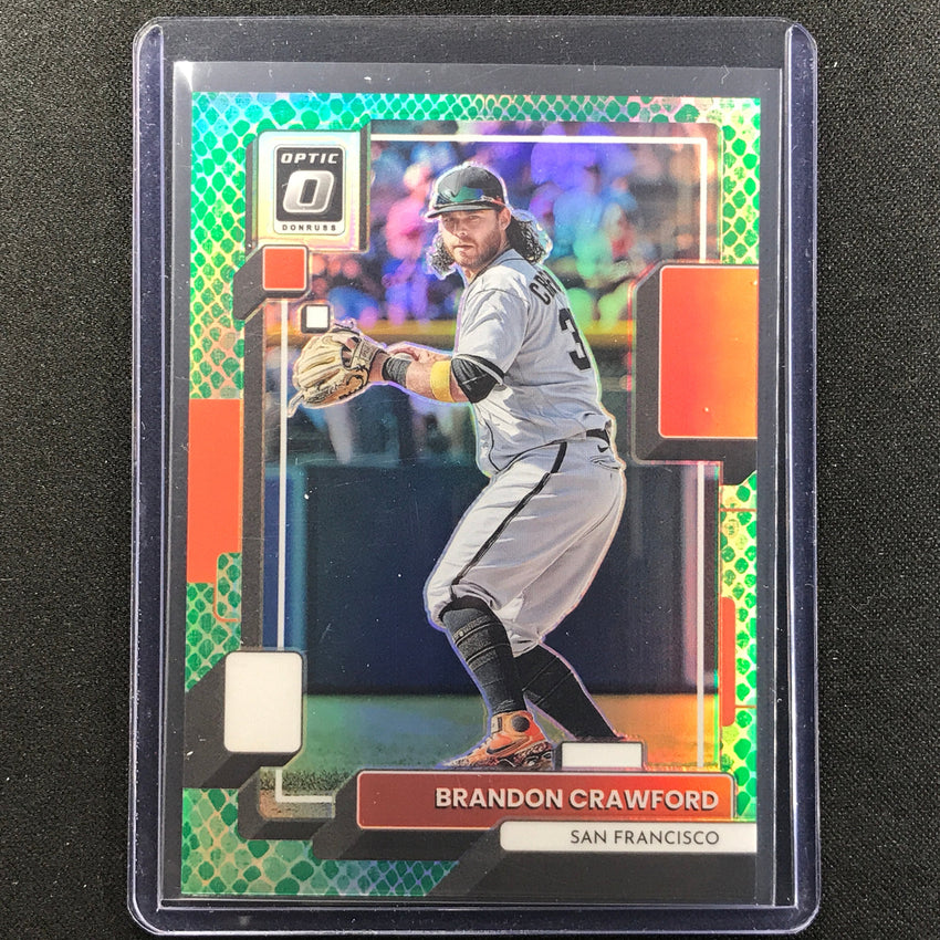 2022 Donruss Optic Brandon Crawford Green Dragon 46/99