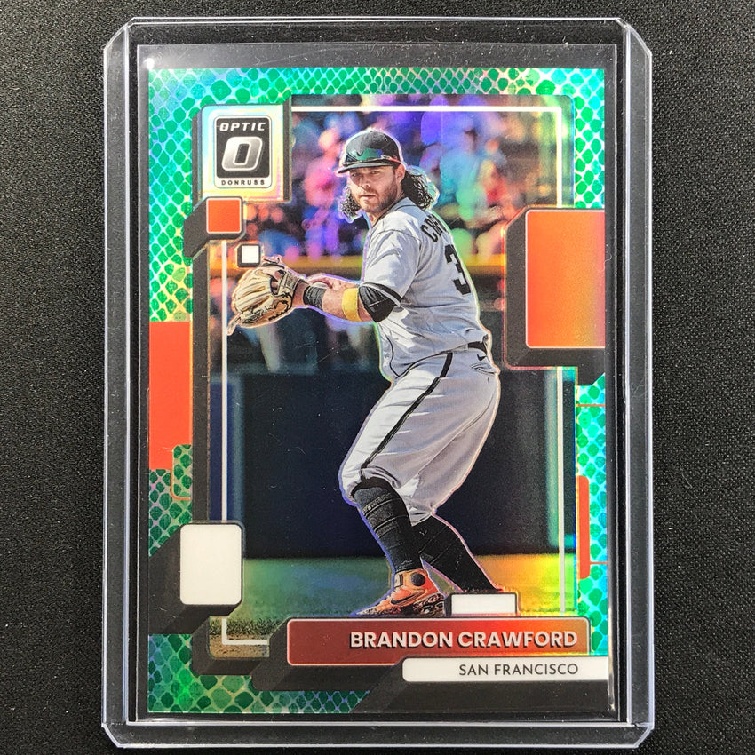 2022 Donruss Optic Brandon Crawford Green Dragon 48/99