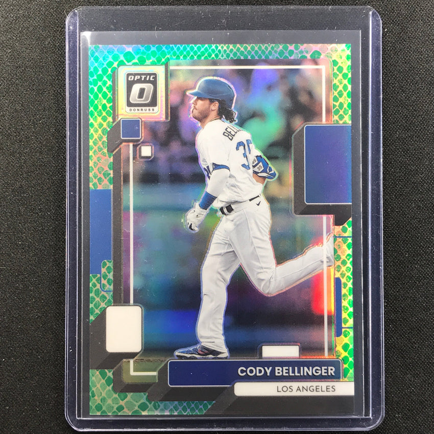 2022 Donruss Optic Cody Bellinger Green Dragon 60/99
