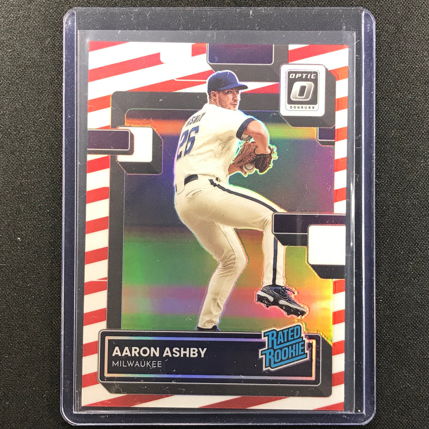 2022 Donruss Optic Aaron Ashby Rated Rookie Freedom 40/46