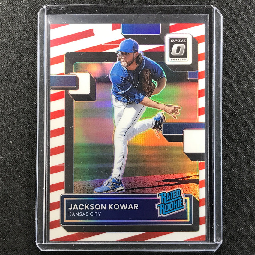 2022 Donruss Optic Jackson Kowar Rated Rookie Freedom 19/46