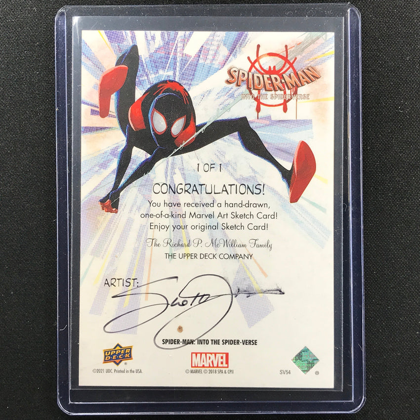 2022 Spider-man Into The Spider-verse Doc Ock Sketch 1/1 Scott James