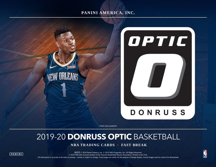2019-20 Donruss Optic Basketball Fast Break Box-Cherry Collectables