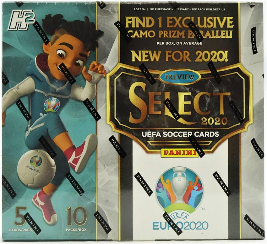 2019-20 Panini Select UEFA EURO Soccer Hobby Hybrid Box-Cherry Collectables