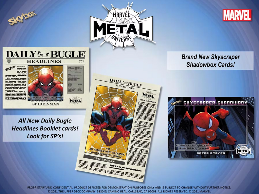 2021 Upper Deck Marvel Spider-Man Metal Universe Box (Pre Order Jan 11)-Non Sport Trading Cards-Cherry