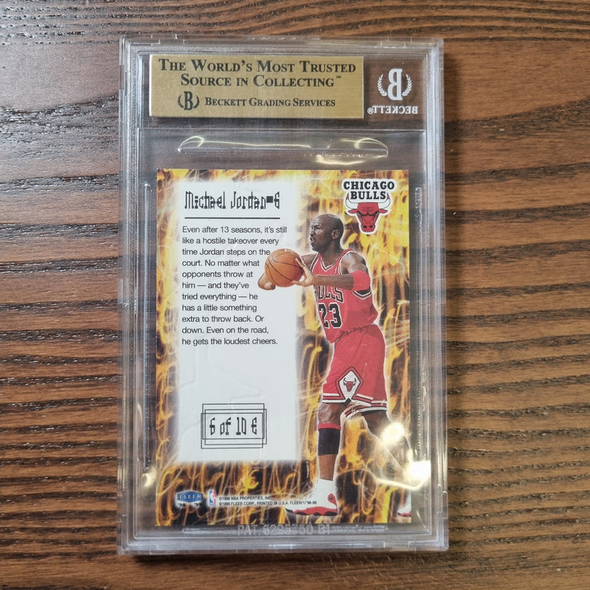 1998-99 Fleer Tradition Michael Jordan Electrifying No 6 BGS 9.5 670