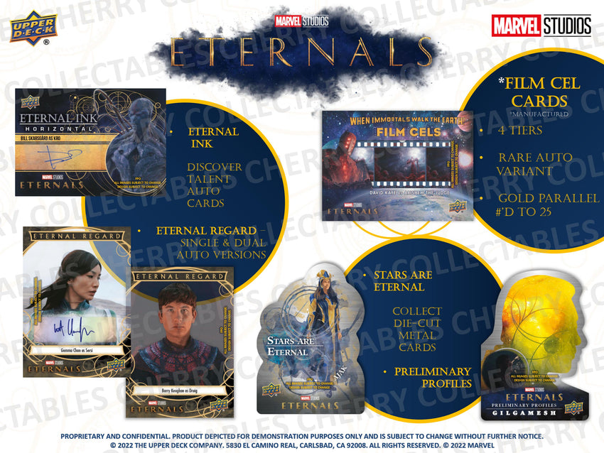 2023 Upper Deck Marvel Studios Eternals Hobby Box (Pre Order Mar 22)-Non Sport Trading Cards-Cherry