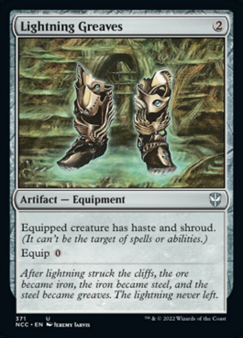 Lightning Greaves #371 -  New Capenna Commander