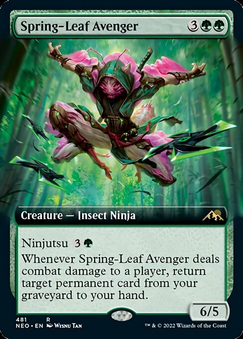 EXTENDEDSpring-Leaf Avenger 481 -  Kamigawa Neon Dynasty