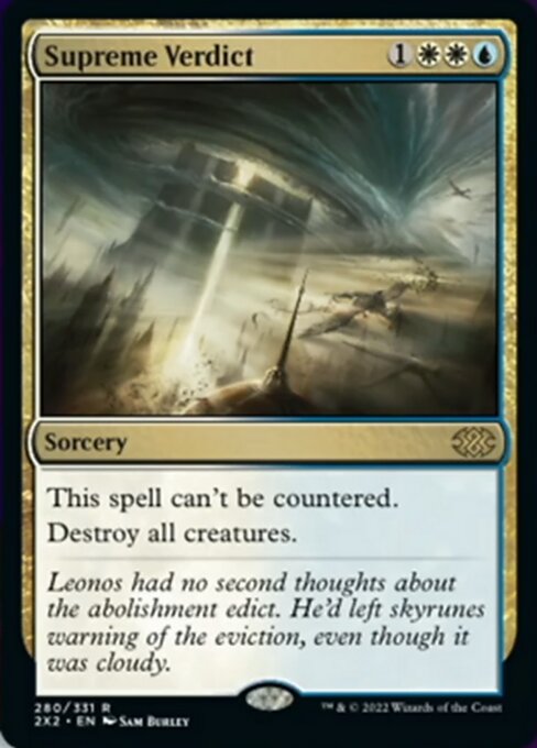 Supreme Verdict 280 /331 - Rare Double Masters 2022