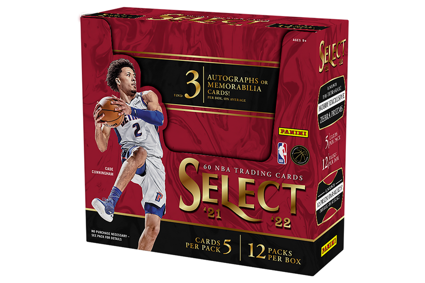 2021-22 Panini Select Basketball Hobby Box