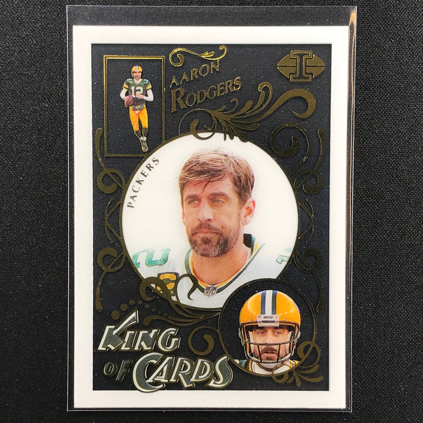2021 Illusions AARON RODGERS King of Cards Acetate Base #4
