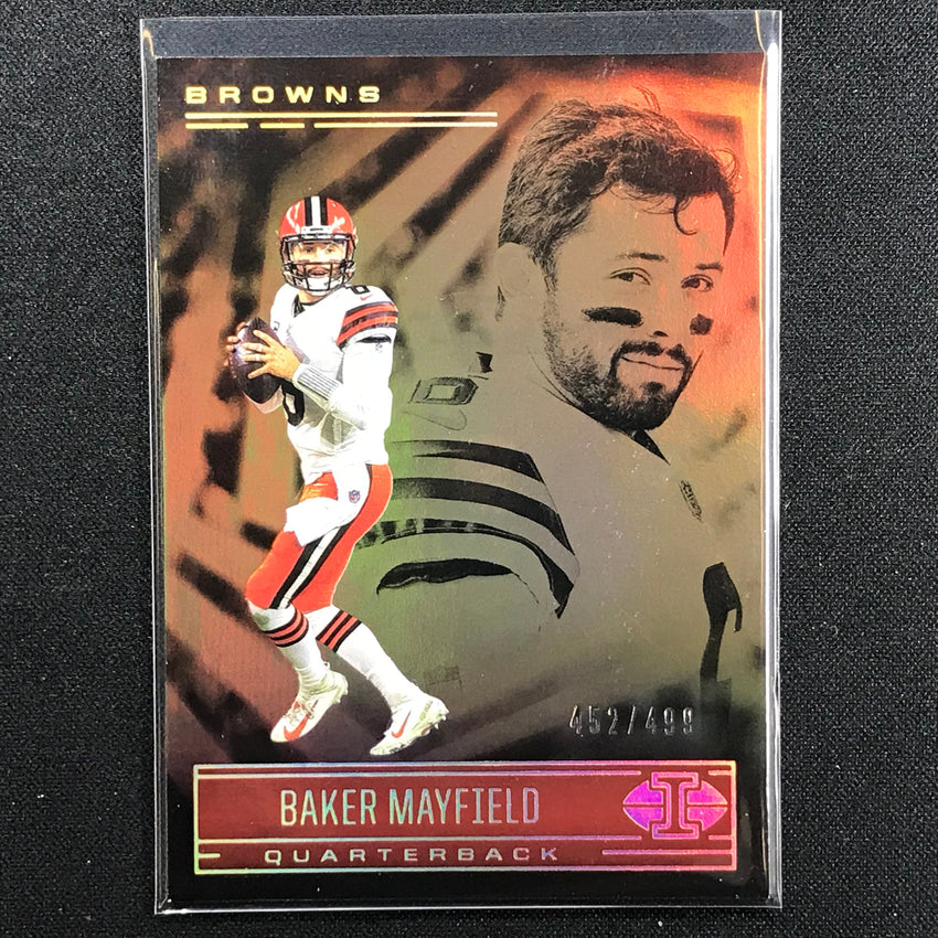 2021 Illusions Baker Mayfield Trophy Collection Bronze /499
