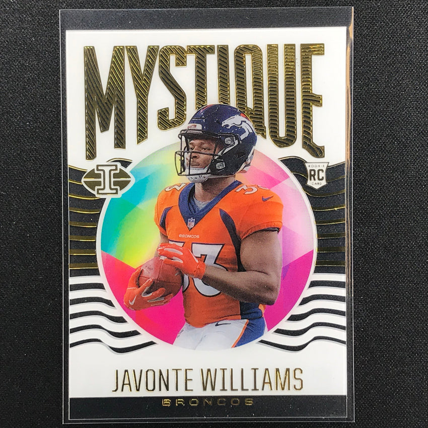 2021 Illusions JAVONTE WILLIAMS Rookie Mystique Acetate Base #15