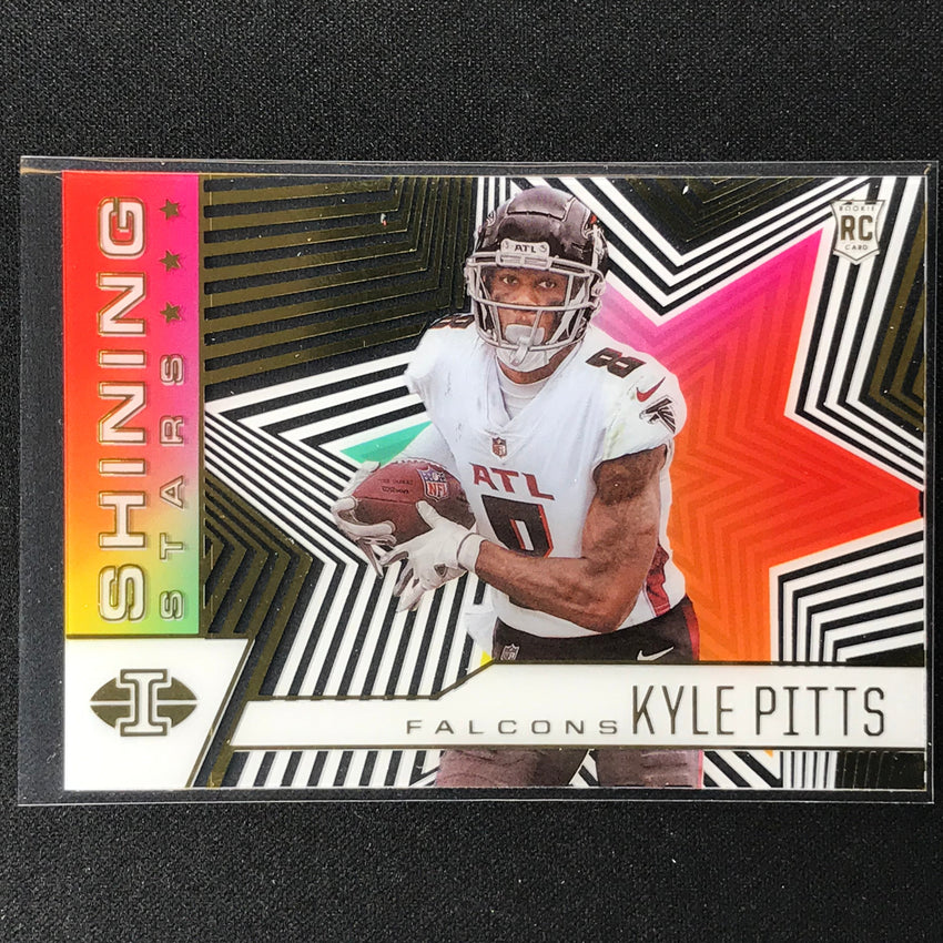 2021 Illusions KYLE PITTS Rookie Shining Stars Acetate Base #18