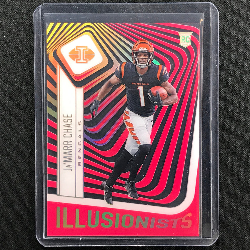 2021 Illusions Jamarr Chase Rookie Illusionists Acetate Pink 124/399