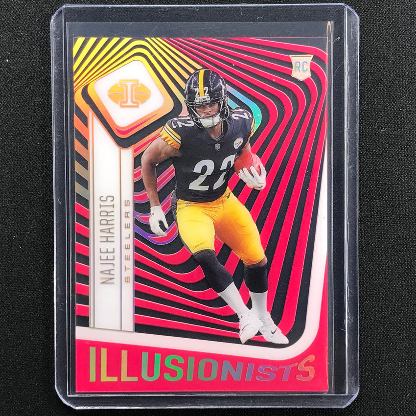 2021 Illusions Najee Harris Rookie Illusionists Acetate Pink 205/399