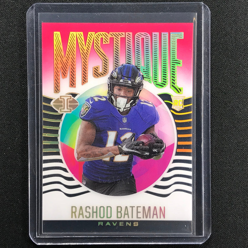 2021 Illusions Rashod Bateman Rookie Mystique Acetate Pink 126/399