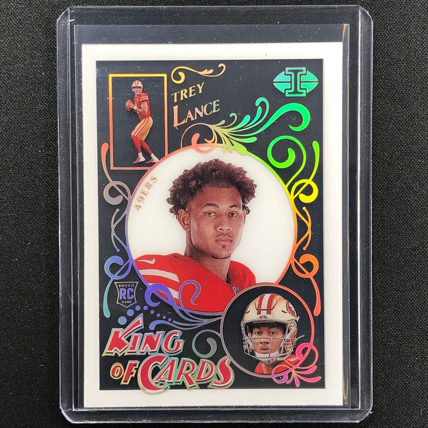 2021 Illusions TREY LANCE Rookie King of Cards Acetate Mosaic SP #13