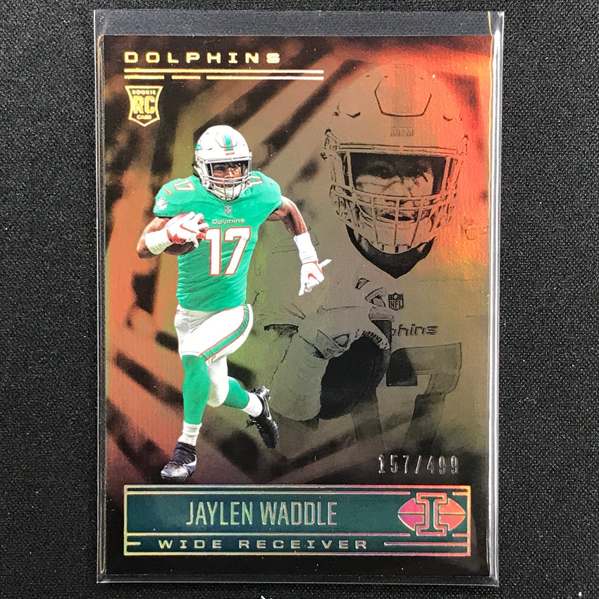 2021 Illusions Jaylen Waddle Rookie Trophy Collection Bronze 157/499