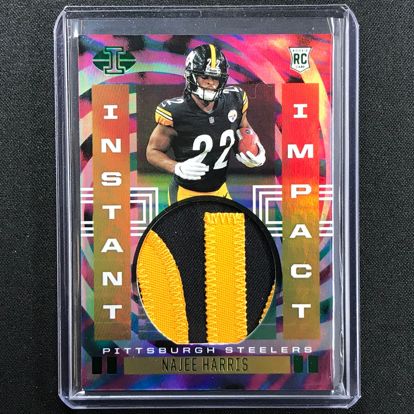 2021 Illusions Najee Harris Instant Impact Rookie Patch Green 10/10