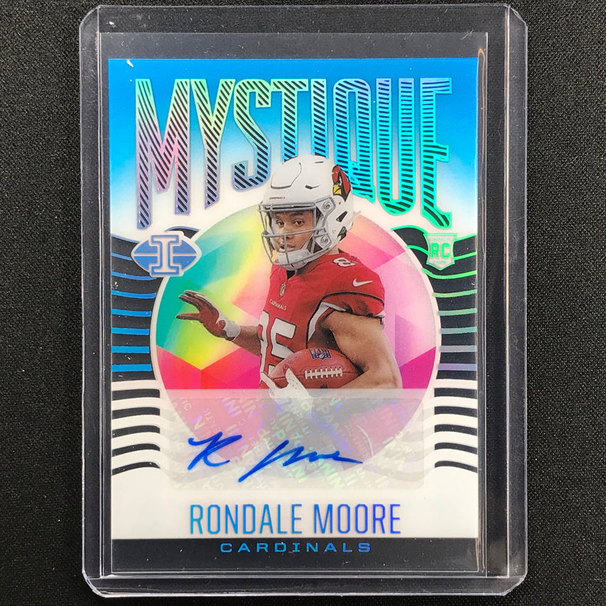 2021 Illusions Rondale Moore Rookie Mystique Acetate Auto Light Blue 31/35