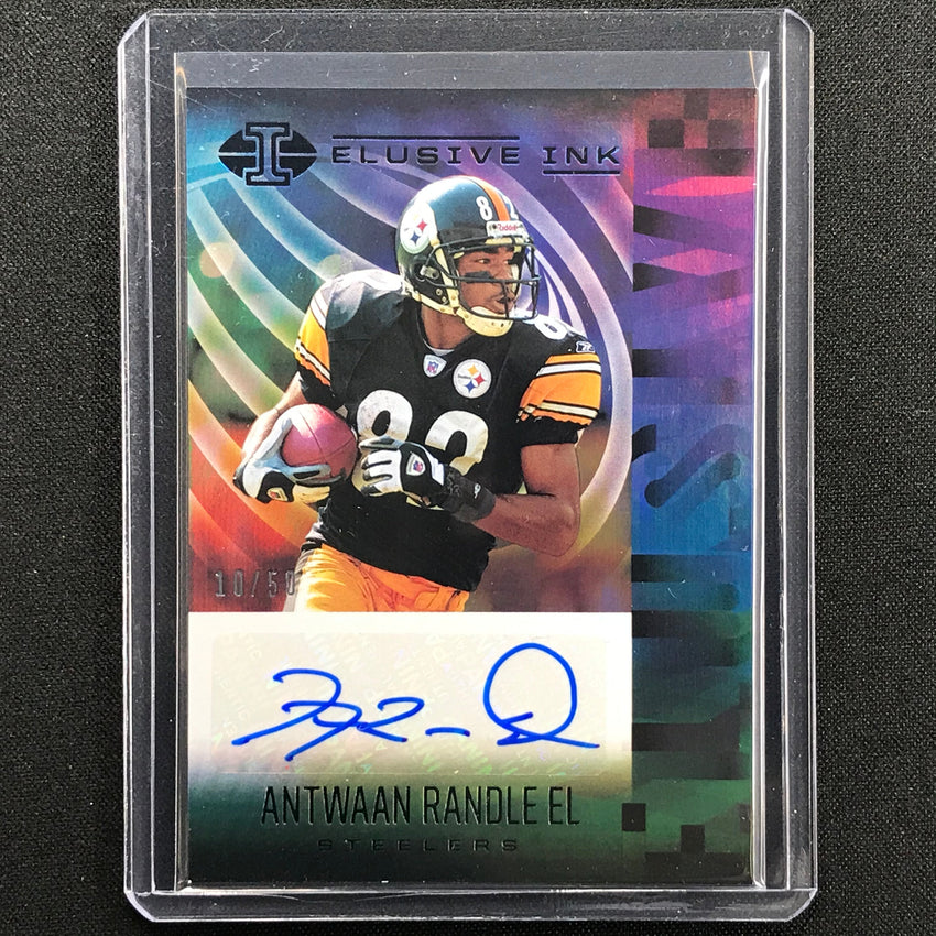 2021 Illusions Antwaan Randle El Elusive Ink Auto Black 10/50