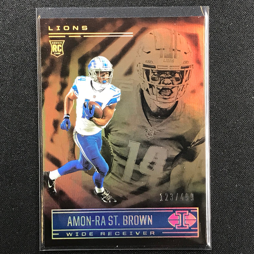 2021 Illusions Amon-ra St. Brown Rookie Trophy Collection Bronze 123/499