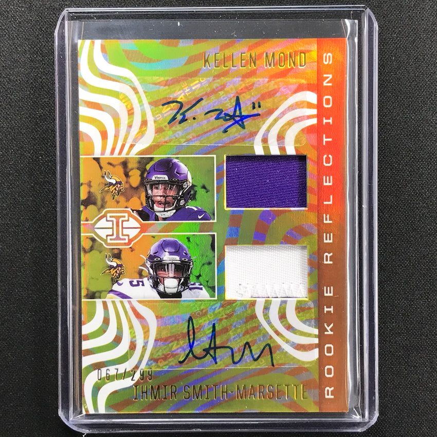2021 Illusions Kellen Mond Ihmir Smith-marsette Rookie Dual Patch Auto 67/299