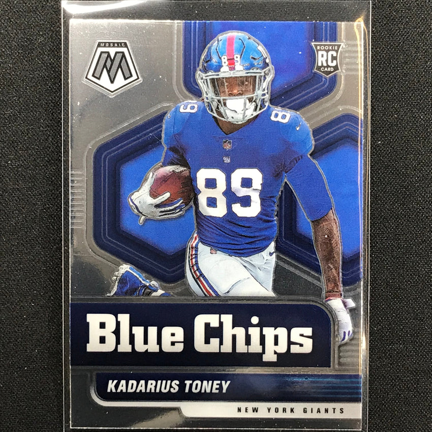 2021 Mosaic KADARIUS TONEY Blue Chips Rookie Base #11