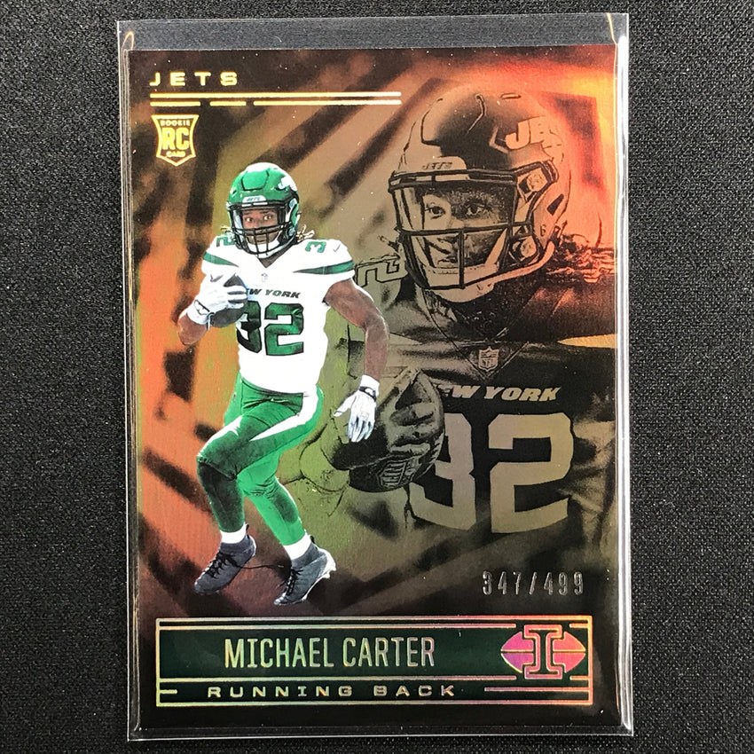 2021 Illusions Michael Carter Rookie Trophy Collection Bronze 347/499