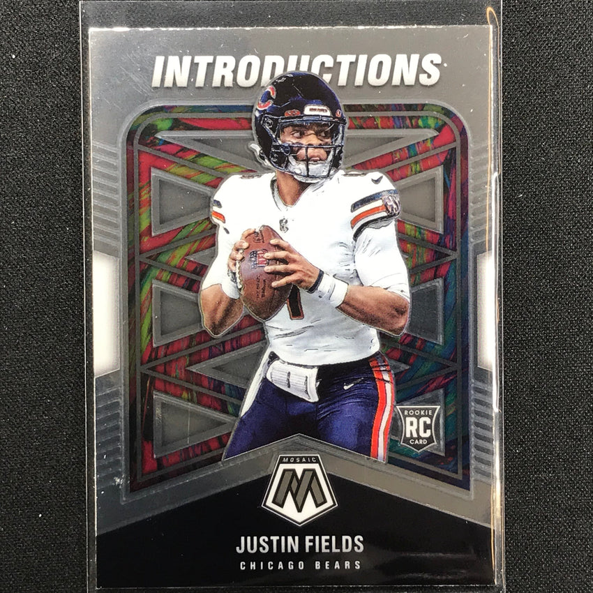 2021 Mosaic JUSTIN FIELDS Introductions Rookie Base #4