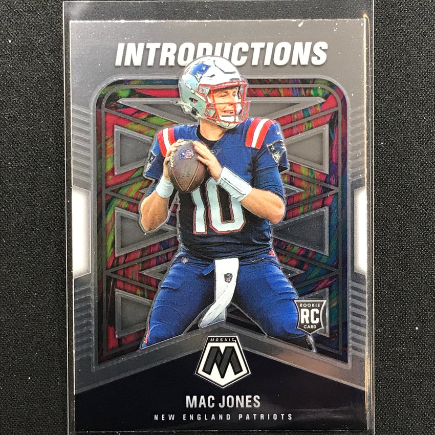 2021 Mosaic MAC JONES Introductions Rookie Base 5 Cherry Collectables