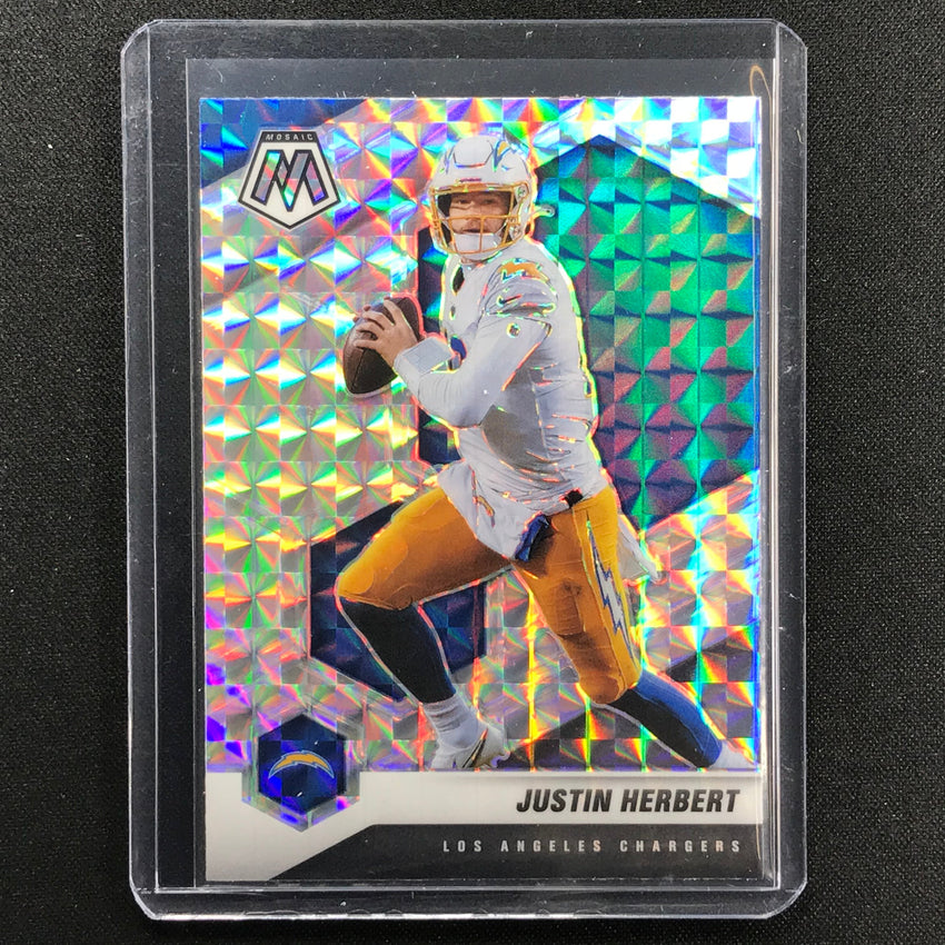 2021 Mosaic JUSTIN HERBERT Mosaic Silver #111
