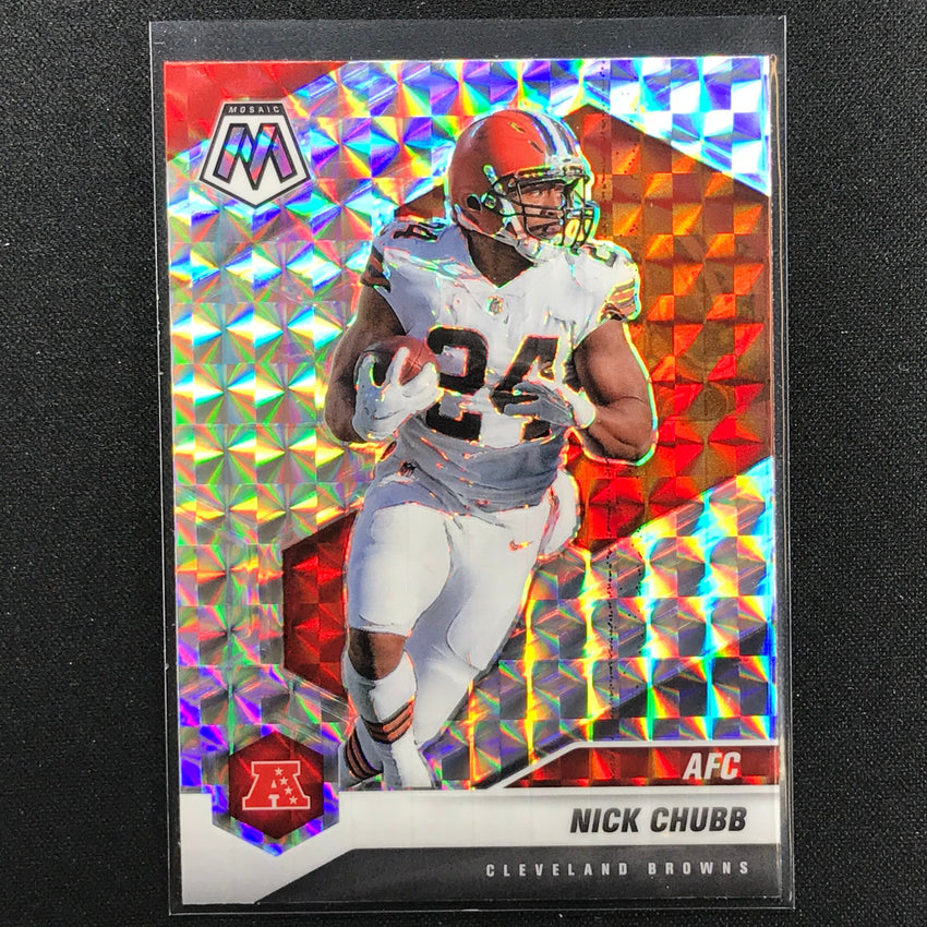 2021 Mosaic NICK CHUBB Variations AFC Mosaic Silver #231